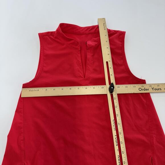 Oiselle Dress Womens X Small Red Roga Athletic Stretch Casual Polo Pockets - Picture 4 of 6